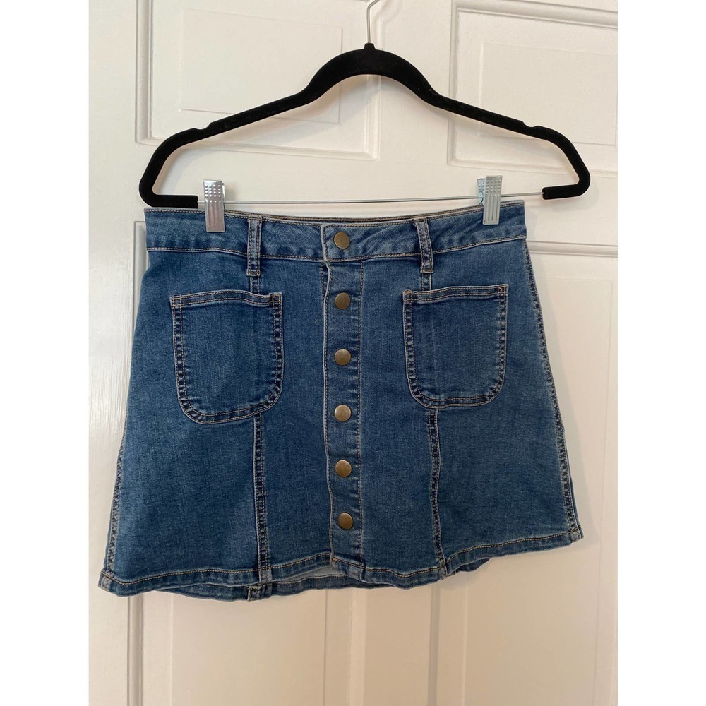 Altar’d state mini jean skirt